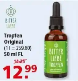 Multi Markt Bitter Liebe Tropfen Original Angebot