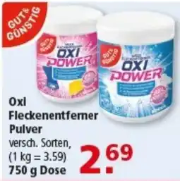 Multi Markt Oxi Fleckenentferner Pulver Angebot