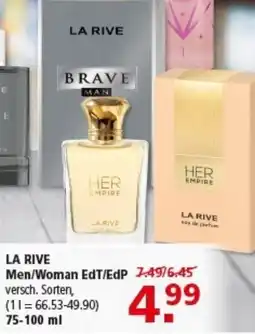 Multi Markt LA RIVE Men/Woman EdT/EdP Angebot