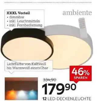 dodenhof Ambiente Led Deckenleuchte Angebot