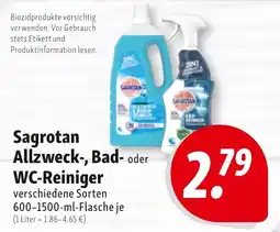 Nah & Frisch Sagrotan Allzweck-, Bad- oder WC-Reiniger Angebot