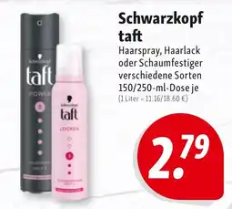 Nah & Frisch Schwarzkopf taft Haarspray, Haarlack oder Schaumfestiger Angebot