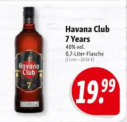 Nah & Frisch Havana Club 7 Years Angebot