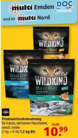 Multi Markt Cat WILDKIND Premiumtrockennahrung Angebot
