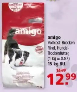 Multi Markt amigo Vollkost-Brocken Rind, Hunde-Trockenfutter Angebot