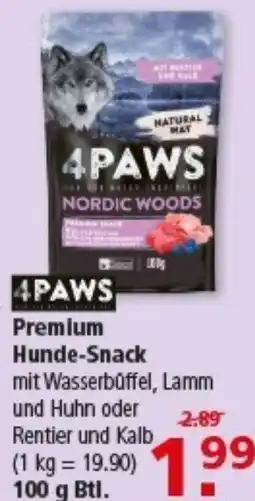 Multi Markt 4PAWS Premium Hunde-Snack Angebot