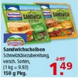 Multi Markt Hochland Sandwichschelben Angebot