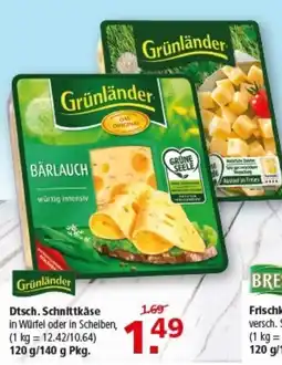 Multi Markt Grünländer Dtsch. Schnittkäse Angebot