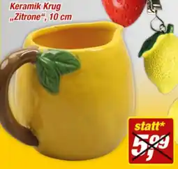 Posten Börse Keramik Krug „Zitrone" Angebot
