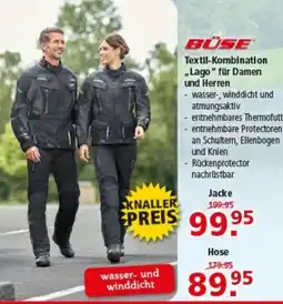 Multi Markt BÜSE Textil-Kombination "Lago" für Damen und Herren Angebot