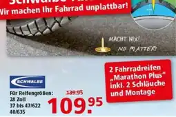 Multi Markt Schwalbe Fahrradreifen Marathon Plus Angebot