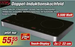 Posten Börse DESki Doppel-Induktionskochfeld Angebot