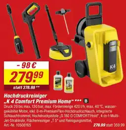 toom Baumarkt Hochdruckreiniger "K 4 Comfort Premium Home" Angebot