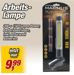Posten Börse Arbeitslampe MAXIMUS Angebot