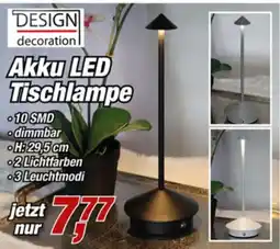 Posten Börse DESIGN decoration Akku LED Tischlampe Angebot