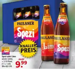 Multi Markt PAULANER Spezi Angebot