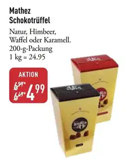 Galeria Markthalle Mathez Schokotrüffel Angebot