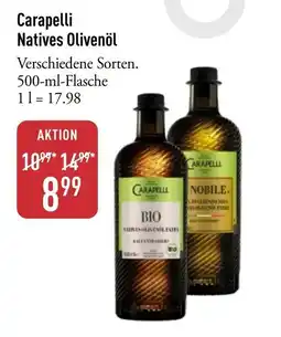 Galeria Markthalle Carapelli Natives Olivenöl Angebot