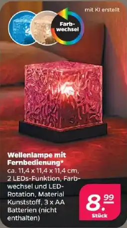 Netto Wellenlampe mit Fernbedienung Angebot