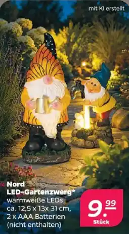 Netto Nord LED-Gartenzwerg* Angebot