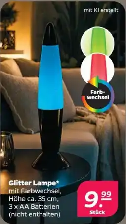 Netto Glitter Lampe* Angebot