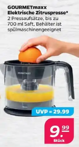 Netto GOURMETmaxx Elektrische Zitruspresse Angebot
