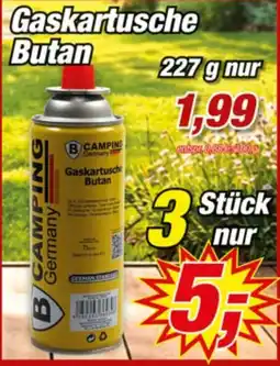Posten Börse B CAMPING Gaskartusche Butan Angebot