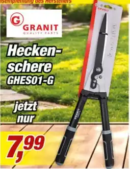Posten Börse GRANIT Hecken-Schere GHES01-G Angebot