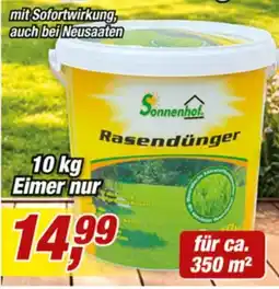 Posten Börse Sonnenhof Rasendünger Angebot