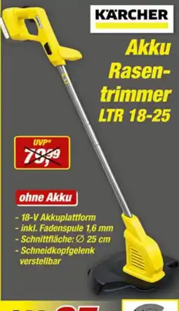 Posten Börse Kärcher Akku Rasen-trimmer LTR 18-25 Angebot