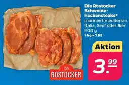 Netto Die Rostocker Schweine-nackensteaks* Angebot