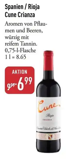 Galeria Markthalle Cune Crianza Angebot