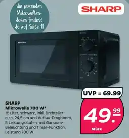 Netto SHARP Mikrowelle 700 W* Angebot