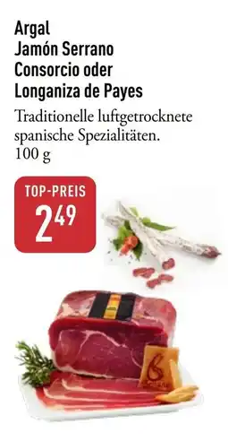Galeria Markthalle Argal Jamón Serrano Angebot