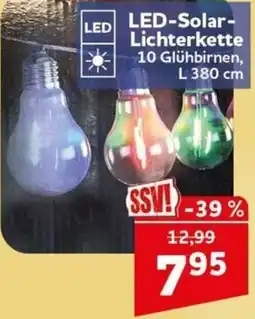 CENTERSHOP LED-Solar-Lichterkette Angebot
