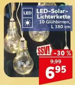 CENTERSHOP LED-Solar-Lichterkette Angebot