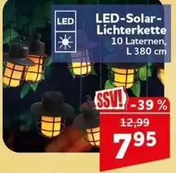CENTERSHOP LED-Solar-Lichterkette Angebot