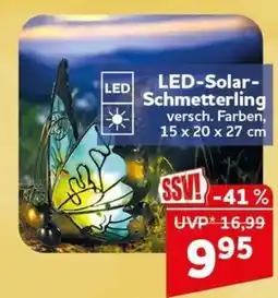 CENTERSHOP LED-Solar-Schmetterling Angebot