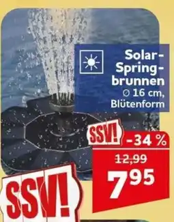 CENTERSHOP Solar-Springbrunnen Angebot