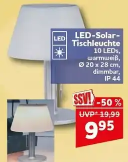 CENTERSHOP LED-Solar-Tischleuchte Angebot