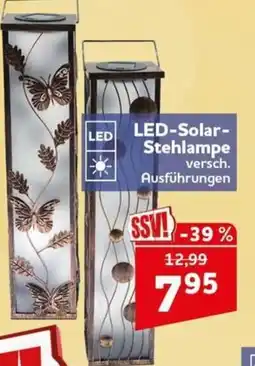 CENTERSHOP LED-Solar-Stehlampe Angebot
