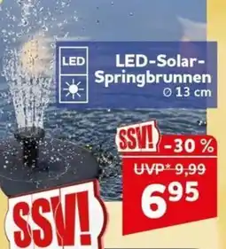 CENTERSHOP LED-Solar-Springbrunnen Angebot