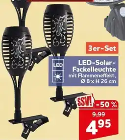 CENTERSHOP LED-Solar-Fackelleuchte Angebot