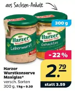 Netto Harzer Wurstkonserven Maxiglas* Angebot