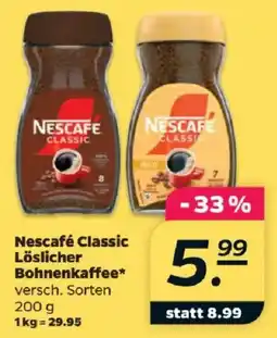 Netto Nescafé Classic Löslicher Bohnenkaffee* Angebot