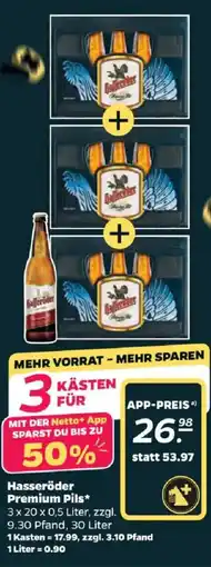 Netto Hasseröder Premium Pils Angebot