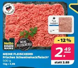 Netto MEINE FLEISCHEREI Frisches Schweinehackfleisch* Angebot