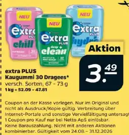 Netto extra PLUS Kaugummi Angebot