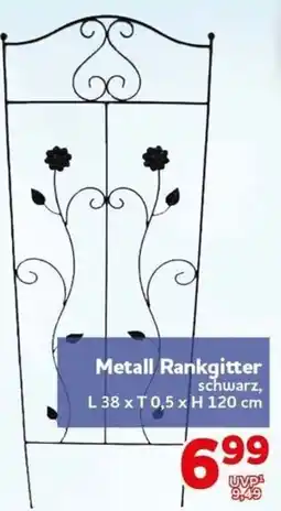 CENTERSHOP Metall Rankgitter Angebot
