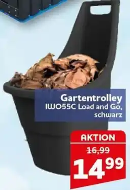 CENTERSHOP Gartentrolley IWO55C Load and Go, schwarz Angebot